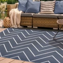Cheap ✨ Miranda Haus Modern Chevron Zig-Zag Indoor/ Outdoor Area Rug Ivory 💯 -Miranda Haus Shop unnamed file 1873