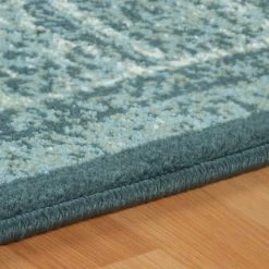 Hot Sale 🎉 Miranda Haus Tatum Vintage Geometric Medallion Area Rug Collection Teal 🔔 -Miranda Haus Shop unnamed file 1889
