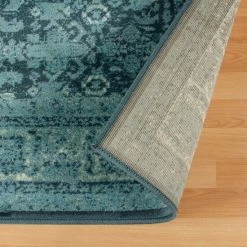 Hot Sale 🎉 Miranda Haus Tatum Vintage Geometric Medallion Area Rug Collection Teal 🔔 -Miranda Haus Shop unnamed file 1890