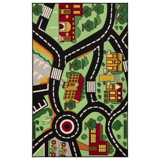 Hot Sale π₯° Miranda Haus Non-Slip Ipswich Kids' Washable Indoor Area Rug Black/green π 4 Hot Sale π₯° Miranda Haus Non-Slip Ipswich Kids' Washable Indoor Area Rug Black/green π - Image 2