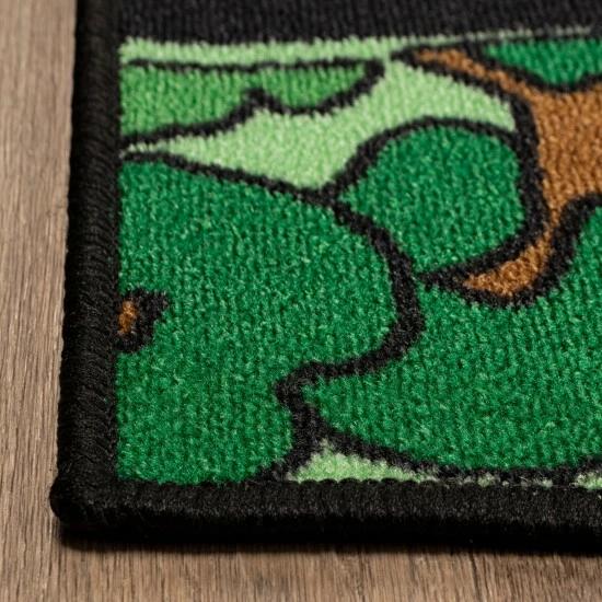 Hot Sale π₯° Miranda Haus Non-Slip Ipswich Kids' Washable Indoor Area Rug Black/green π 5 Hot Sale π₯° Miranda Haus Non-Slip Ipswich Kids' Washable Indoor Area Rug Black/green π - Image 3