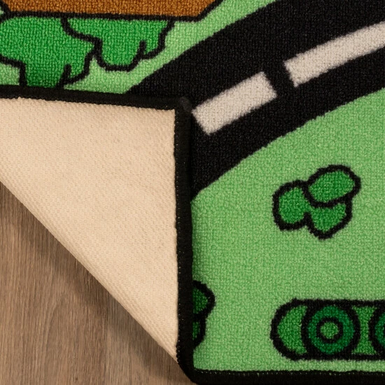 Hot Sale π₯° Miranda Haus Non-Slip Ipswich Kids' Washable Indoor Area Rug Black/green π 6 Hot Sale π₯° Miranda Haus Non-Slip Ipswich Kids' Washable Indoor Area Rug Black/green π - Image 4