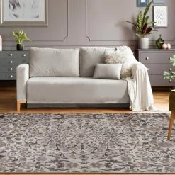 Best Pirce 🥰 Miranda Haus Teagan Tuscan Vintage Floral Mandala Bohemian Area Rug ✨