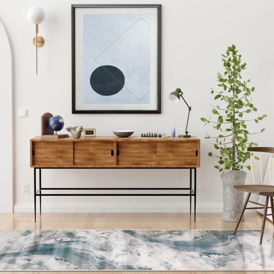 Coupon ✨ Miranda Haus Modern Watercolor Abstract Indoor Rivulet Area Rug ❤️ 9 Coupon ✨ Miranda Haus Modern Watercolor Abstract Indoor Rivulet Area Rug ❤️ - Image 7