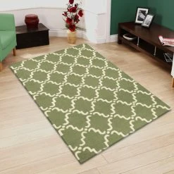 Top 10 ⌛ Miranda Haus Collection Hand Hooked Moroccan Lattice Wool Rug Sage/ivory ⭐ -Miranda Haus Shop unnamed file 2014