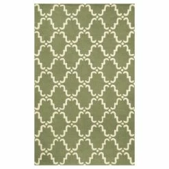 Top 10 ⌛ Miranda Haus Collection Hand Hooked Moroccan Lattice Wool Rug Sage/ivory ⭐ -Miranda Haus Shop unnamed file 2015
