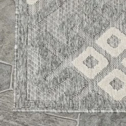 Cheap 😉 Miranda Haus Modern Geometric Diamonds Indoor/Outdoor Area Rug Slate 🎉 -Miranda Haus Shop unnamed file 2030