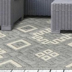 Cheap 😉 Miranda Haus Modern Geometric Diamonds Indoor/Outdoor Area Rug Slate 🎉 -Miranda Haus Shop unnamed file 2034