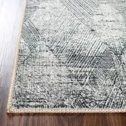 Top 10 ❤️ Miranda Haus Contemporary Geometric Power-Loomed Indoor Area Rug Charcoal 😀 -Miranda Haus Shop unnamed file 2054