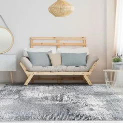 Top 10 ❤️ Miranda Haus Contemporary Geometric Power-Loomed Indoor Area Rug Charcoal 😀 -Miranda Haus Shop unnamed file 2058