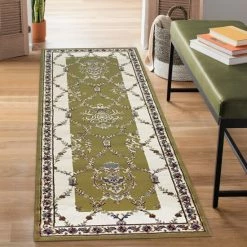 New 👍 Miranda Haus Stratton Oriental Floral Medallion Area Rug Collection Sage 🥰 -Miranda Haus Shop unnamed file 2067