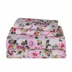 Coupon 🥰 Miranda Haus Cotton Sheet Set Vintage Floral Bedding Bohemian Wildflower White ⌛ -Miranda Haus Shop unnamed file 2070