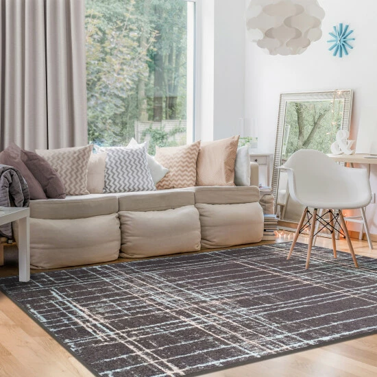 Promo π Miranda Haus Painted Stripes Abstract Geometric Area Rug Collection Charcoal π― 3 Promo π Miranda Haus Painted Stripes Abstract Geometric Area Rug Collection Charcoal π―