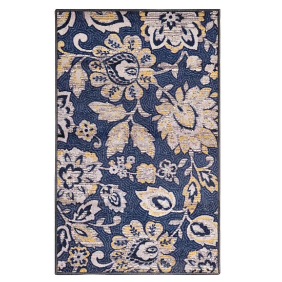 Discount π Miranda Haus Traditional Non-Slip Classic Floral Indoor Area Rug Lilac / Grey π 7 Discount π Miranda Haus Traditional Non-Slip Classic Floral Indoor Area Rug Lilac / Grey π - Image 5