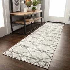 Best deal 🥰 Miranda Haus Truscott Modern Geometric Area Rug Charcoal 🎁 -Miranda Haus Shop unnamed file 2133