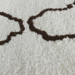 Best Pirce ❤️ Miranda Haus Modern Geometric Trellis Shag Area Rug Collection Navy Blue/white ⌛ -Miranda Haus Shop unnamed file 2224