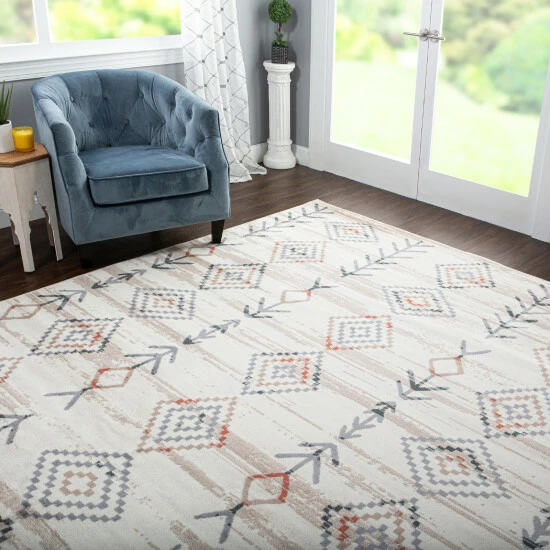 Flash Sale π Modern Geometric Southwestern Indoor Area Rug By Miranda Haus Bone π 3 Flash Sale π Modern Geometric Southwestern Indoor Area Rug By Miranda Haus Bone π