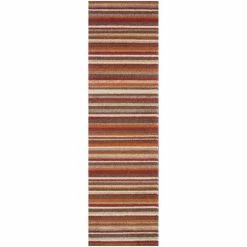 Discount 😉 Miranda Haus Horizon Stripe Modern Indoor Area Rug Collection Brown 🎁 -Miranda Haus Shop unnamed file 2256