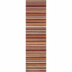 Discount 😉 Miranda Haus Horizon Stripe Modern Indoor Area Rug Collection Brown 🎁 -Miranda Haus Shop unnamed file 2262