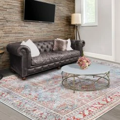 Top 10 🧨 Miranda Haus Vintage Oriental Medallion Power-Loomed Indoor Area Rug Magenta 🌟