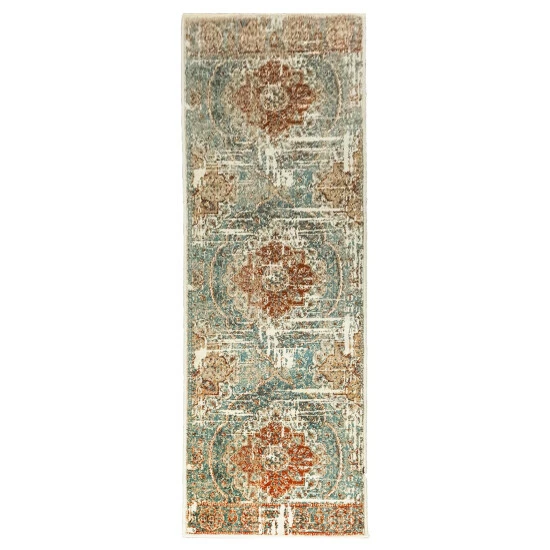 Budget π― Miranda Haus Brody Canal Blue Oriental Medallion Farmhouse Area Rug π 9 Budget π― Miranda Haus Brody Canal Blue Oriental Medallion Farmhouse Area Rug π - Image 7