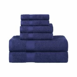 Deals ✨ Miranda Haus Luxury Solid Highly Absorbent Egyptian Cotton 6 Piece Bath, Face, And Hand Towel Set Ivory ✔️ -Miranda Haus Shop unnamed file 2318