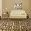 Best Sale 🎁 Miranda Haus Modern Oriental Damask Polypropylene Indoor Area Rug Gold 🧨 -Miranda Haus Shop unnamed file 2364