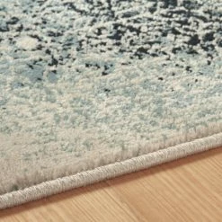 Deals ⌛ Miranda Haus Distressed Modern Medallion Indoor Area Rug Collection Navy Blue ✨ -Miranda Haus Shop unnamed file 2382