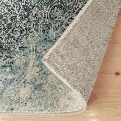 Deals ⌛ Miranda Haus Distressed Modern Medallion Indoor Area Rug Collection Navy Blue ✨ -Miranda Haus Shop unnamed file 2383