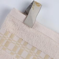 Discount 🤩 Miranda Haus Cotton 6 Piece Bathroom Towel Set With Geometric Border White 👏 -Miranda Haus Shop unnamed file 2393