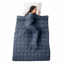 Best deal 😀 Miranda Haus Lexington Quilted Weighted Throw Blanket Silver ✔️ -Miranda Haus Shop unnamed file 2398