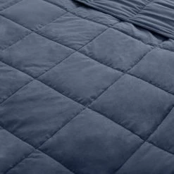 Best deal 😀 Miranda Haus Lexington Quilted Weighted Throw Blanket Silver ✔️ -Miranda Haus Shop unnamed file 2399