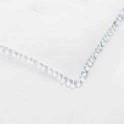 Brand new 😀 Miranda Haus All Season Down Alternative Pom-Pom Fringe Comforter Set White 👍 -Miranda Haus Shop unnamed file 2419