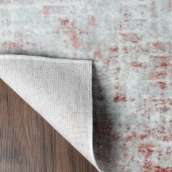 Coupon ✨ Miranda Haus Distressed Modern Abstract Polyester Indoor Area Rug Rust 😉 -Miranda Haus Shop unnamed file 2447