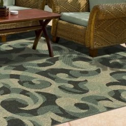Deals ✨ Miranda Haus Aldaine Classic Damask Indoor/Outdoor Area Rug Collection Charcoal/aqua 👍 -Miranda Haus Shop unnamed file 2506