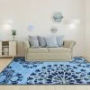 Outlet 🔔 Miranda Haus Thalia Mandala Modern Non-slip Washable Area Rug Collection Light Blue 🥰 -Miranda Haus Shop unnamed file 251