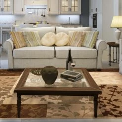 Cheapest 😉 Miranda Haus Floral Color Block Geometric Power-Loomed Indoor Area Rug Beige ✔️ -Miranda Haus Shop unnamed file 2553