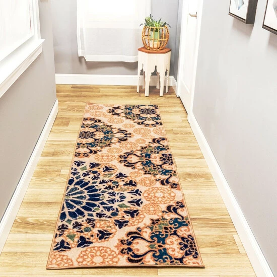 Outlet π Miranda Haus Thalia Mandala Modern Non-slip Washable Area Rug Collection Light Blue π₯° 8 Outlet π Miranda Haus Thalia Mandala Modern Non-slip Washable Area Rug Collection Light Blue π₯° - Image 6