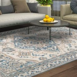 Best Pirce 🥰 Miranda Haus Von Damask Medallion Transitional Area Rug Larkspur 🥰 -Miranda Haus Shop unnamed file 2570