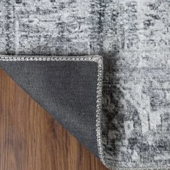 Outlet 😉 Miranda Haus Vintage Medallion Indoor Bohemian Polyester Area Rug Charcoal 🤩 -Miranda Haus Shop unnamed file 2600
