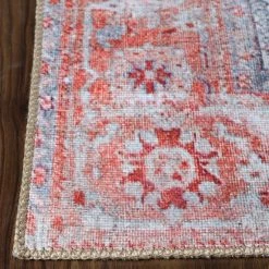 Outlet 😉 Miranda Haus Vintage Medallion Indoor Bohemian Polyester Area Rug Charcoal 🤩 -Miranda Haus Shop unnamed file 2604
