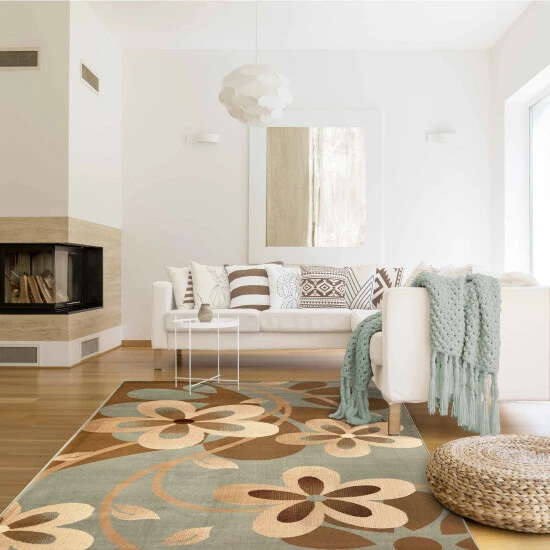 Deals 𧨠Miranda Haus Modern Bohemian Oversized Flower Vines Power-Loomed Indoor Area Rug Taupe π 3 Deals 𧨠Miranda Haus Modern Bohemian Oversized Flower Vines Power-Loomed Indoor Area Rug Taupe π