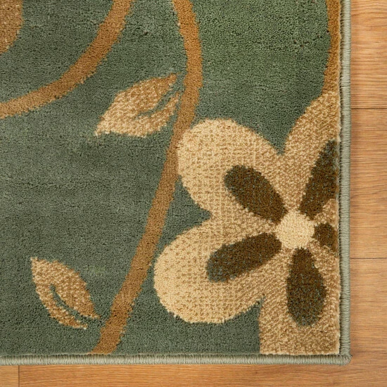 Deals 𧨠Miranda Haus Modern Bohemian Oversized Flower Vines Power-Loomed Indoor Area Rug Taupe π 6 Deals 𧨠Miranda Haus Modern Bohemian Oversized Flower Vines Power-Loomed Indoor Area Rug Taupe π - Image 4