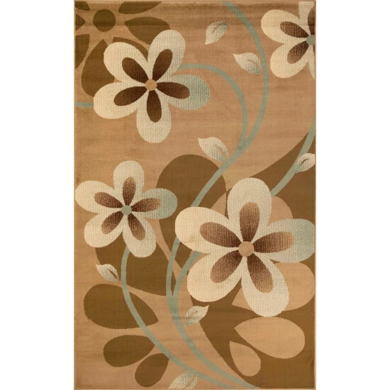 Deals 𧨠Miranda Haus Modern Bohemian Oversized Flower Vines Power-Loomed Indoor Area Rug Taupe π 10 Deals 𧨠Miranda Haus Modern Bohemian Oversized Flower Vines Power-Loomed Indoor Area Rug Taupe π - Image 8