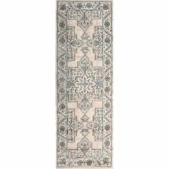 Cheap 😀 Miranda Haus Vintage Oriental Medallion Indoor Traditional Area Rug Beige 🎉 -Miranda Haus Shop unnamed file 2617