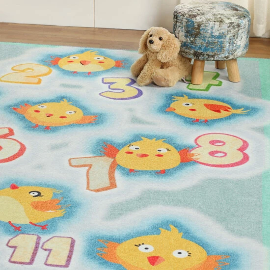 Flash Sale π Miranda Haus Playtime Number Polyester Indoor Anti-Skid Kids' Area Rug Aquamarine π 3 Flash Sale π Miranda Haus Playtime Number Polyester Indoor Anti-Skid Kids' Area Rug Aquamarine π