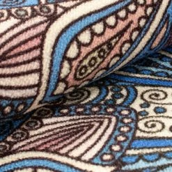 Cheapest 🌟 Miranda Haus Contemporary Floral Outdoor Blue Non-Slip Area Rug 🎁 -Miranda Haus Shop unnamed file 2672