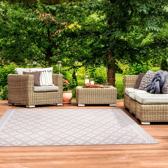 Wholesale π Miranda Haus Modern Geometric Lattice Indoor/ Outdoor Area Rug Beige π₯° 3 Wholesale π Miranda Haus Modern Geometric Lattice Indoor/ Outdoor Area Rug Beige π₯°