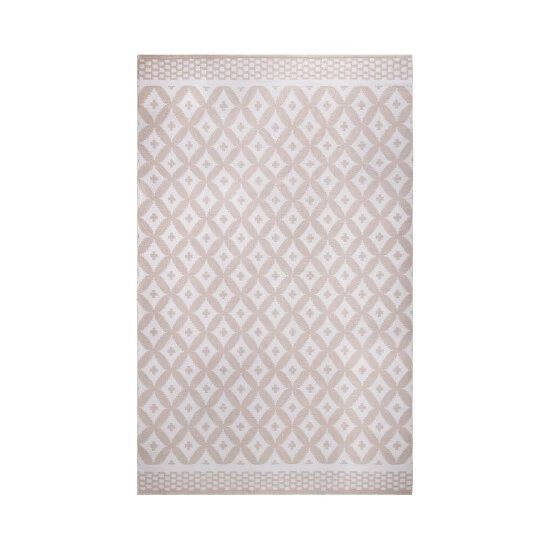 Wholesale π Miranda Haus Modern Geometric Lattice Indoor/ Outdoor Area Rug Beige π₯° 4 Wholesale π Miranda Haus Modern Geometric Lattice Indoor/ Outdoor Area Rug Beige π₯° - Image 2