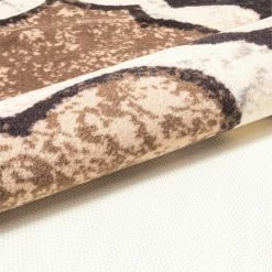 Cheap ✔️ Miranda Haus Auden Non-Slip Geometric Trellis Foldable Washable Area Rug Ivory 🔔 -Miranda Haus Shop unnamed file 2729